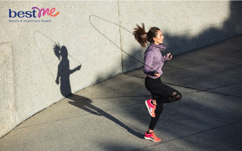 Nhảy dây hỗ trợ giảm cân hiệu quả