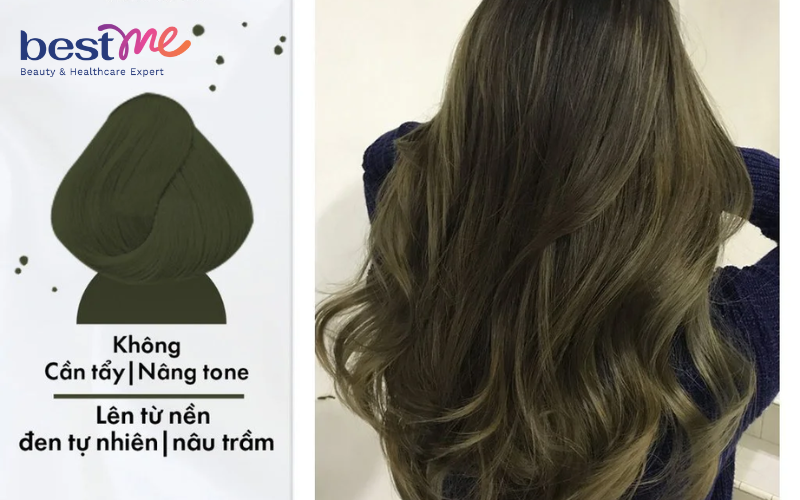 nhuom-toc-mau-nau-reu-co-can-tay-khong-cach-tu-nhuom-toc-mau-nau-reu-tai-nha-2 Nhuộm tóc màu nâu rêu có cần tẩy không? Cách tự nhuộm tóc màu nâu rêu tại nhà - 2