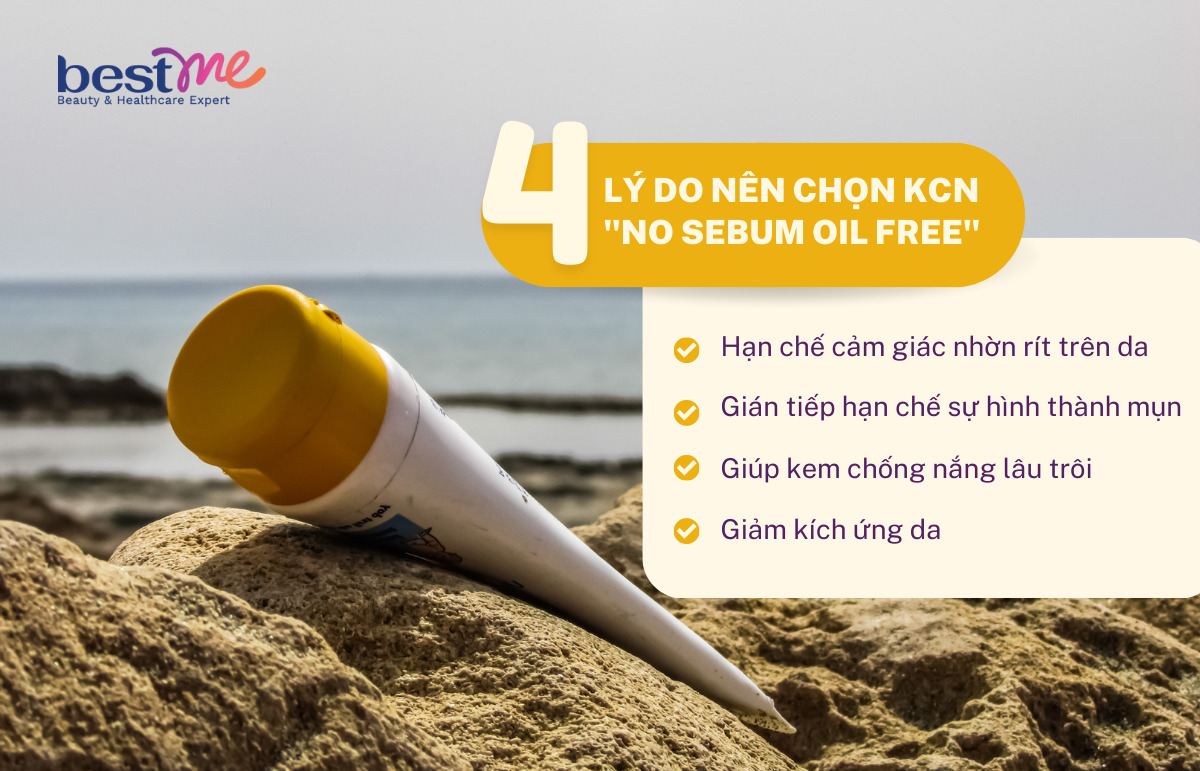 Lý do nên chọn kem chống nắng no sebum oil free