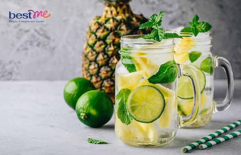 Detox giảm cân chanh và dứa