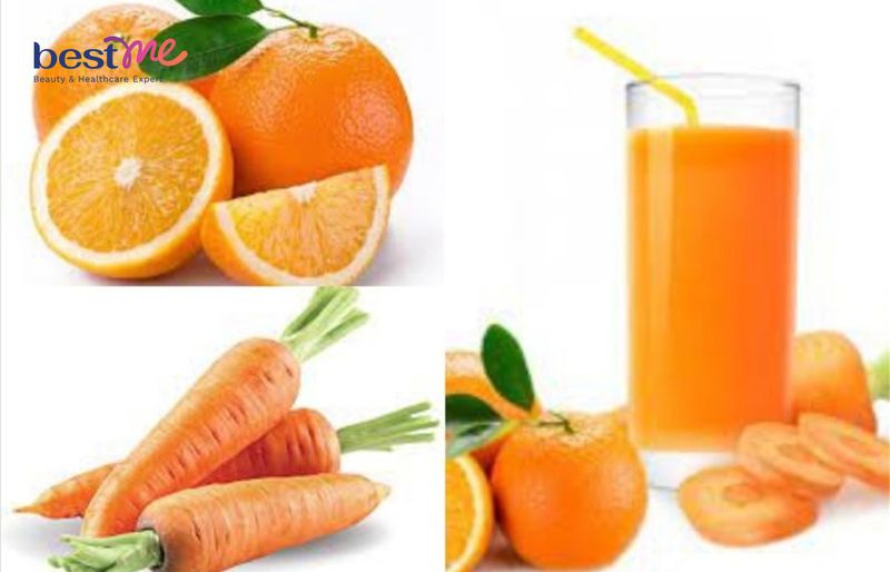 Giảm cân hiệu quả với detox cam và cà rốt