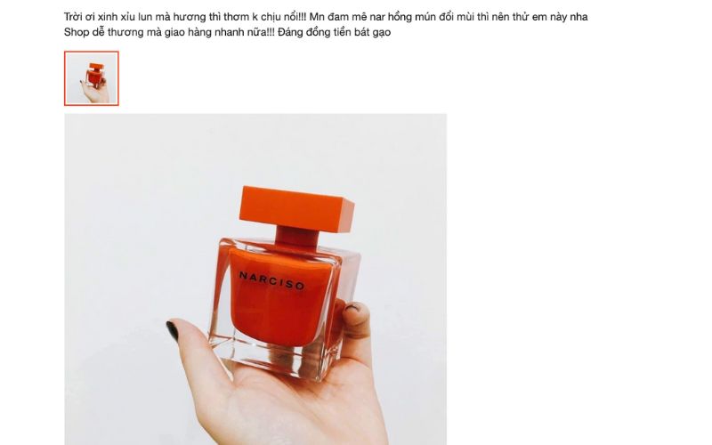 Nước hoa Narciso đỏ có mùi gì? Lưu hương bao lâu? - 7