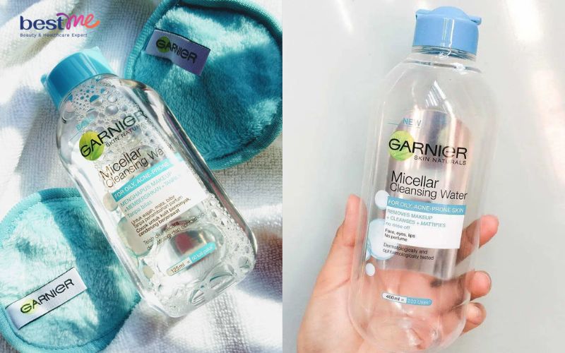 Nước tẩy trang Garnier Micellar Cleansing Water For Oily & Acne-Prone Skin 