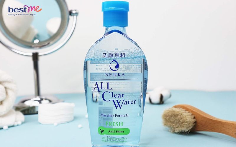 Senka All Clear Water Fresh là sản phẩm không chứa cồn