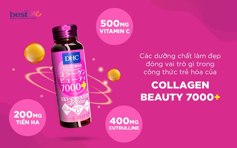 DHC Collagen Beauty 7000 Plus cung cấp hàm lượng collagen vượt trội