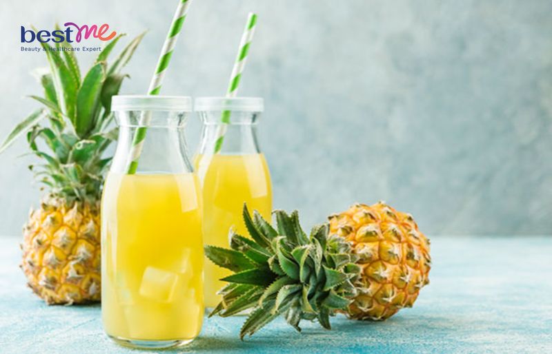 Nước ép dứa giảm mỡ bụng