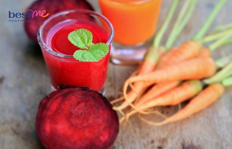 Nước ép cà rốt và củ dền