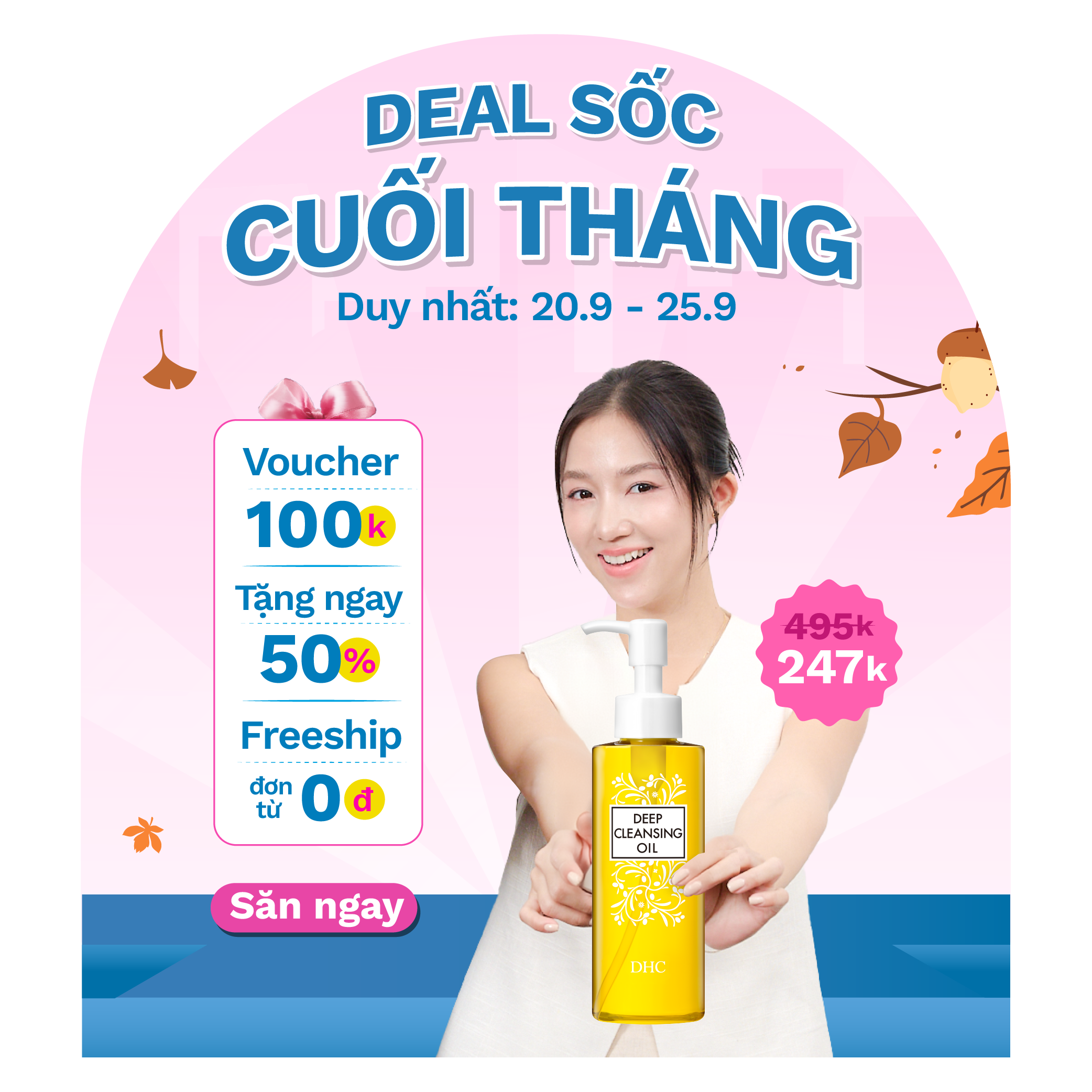 Dầu tẩy trang size S  M