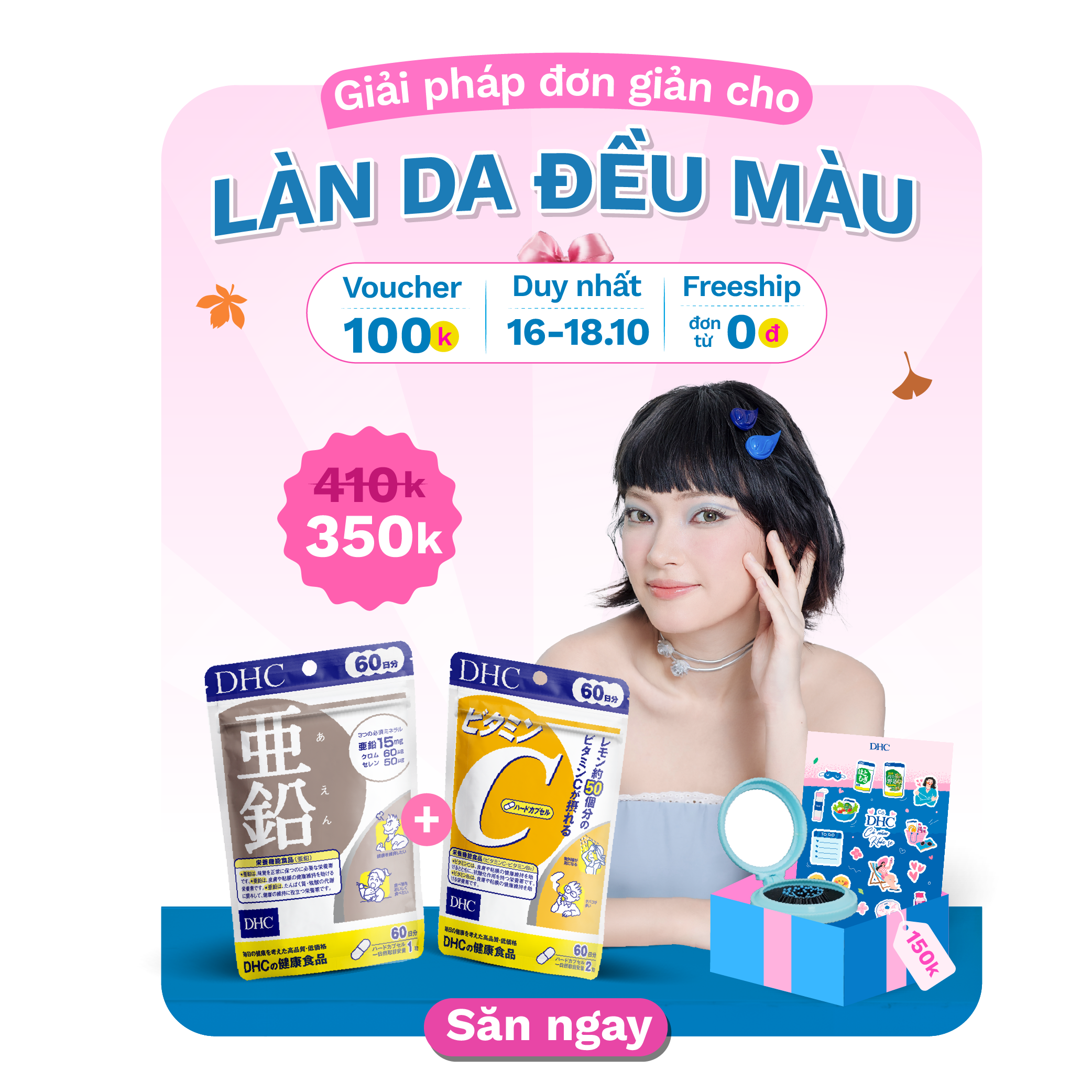 Combo ngừa mụn mờ thâm