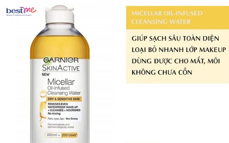 review-3-loai-nuoc-tay-trang-garnier-vang-cho-tung-loai-da-1 Review 3 loại nước tẩy trang Garnier vàng cho từng loại da - 1
