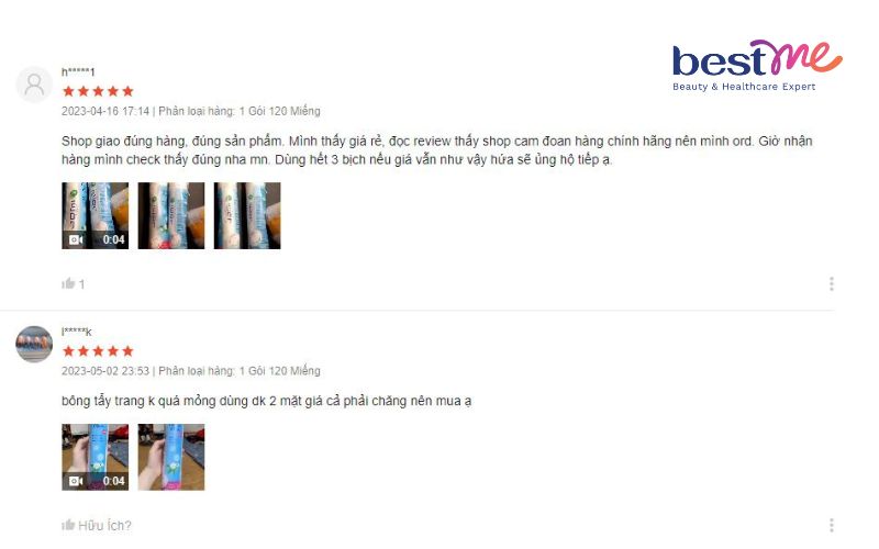 review-bong-tay-trang-jomi-uu-nhuoc-diem-cac-loai-va-gia-ban-7 Review bông tẩy trang Jomi: Ưu nhược điểm, các loại và giá bán - 7