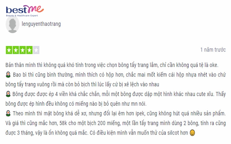 review-bong-tay-trang-mihoo-bong-tron-cotton-pads-4 Review bông tẩy trang Mihoo bông tròn Cotton Pads - 4