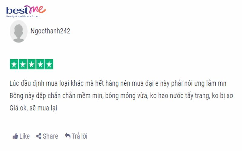 review-bong-tay-trang-mihoo-bong-tron-cotton-pads-6 Review bông tẩy trang Mihoo bông tròn Cotton Pads - 6
