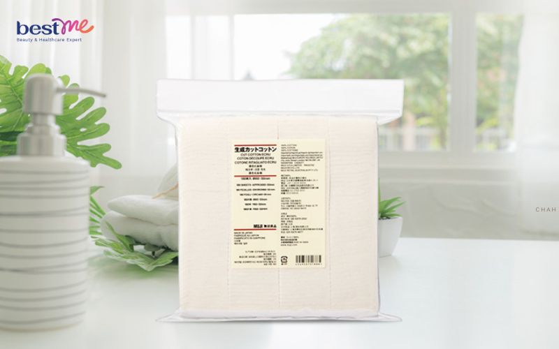 review-bong-tay-trang-muji-organic-180-mieng-cua-nhat-2023-1 Review bông tẩy trang Muji Organic 180 miếng của Nhật 2023 - 1