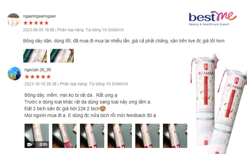 review-bong-tay-trang-nga-rcamar-120-mieng-gia-re-chat-luong-tot-4 Review bông tẩy trang Nga Rcamar 120 miếng giá rẻ, chất lượng tốt - 4