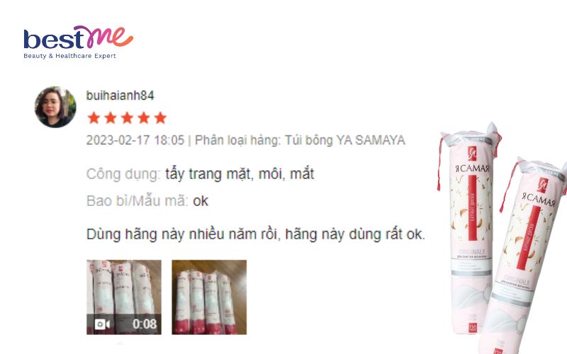 review-bong-tay-trang-nga-rcamar-120-mieng-gia-re-chat-luong-tot-5 Review bông tẩy trang Nga Rcamar 120 miếng giá rẻ, chất lượng tốt - 5