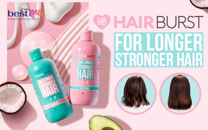 [Review] Cặp dầu gội xả Hair Burst kích thích tóc mọc nhanh dài - 8