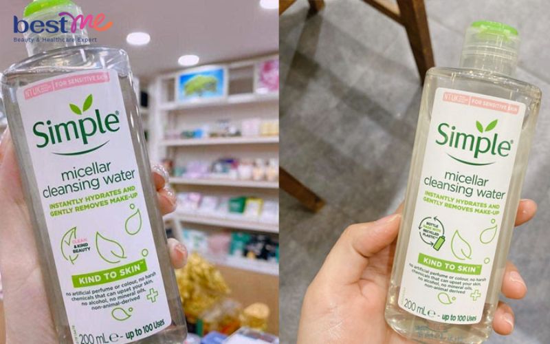 review-chi-tiet-nuoc-tay-trang-simple-micellar-cleansing-water-tu-a-z-3 Review chi tiết nước tẩy trang Simple Micellar Cleansing Water từ A-Z - 3