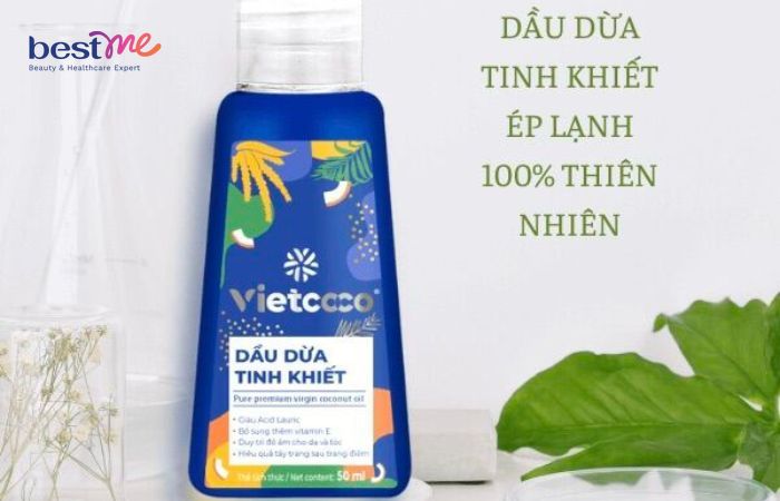 Dầu dừa Vietcoco dưỡng tóc ép lạnh 