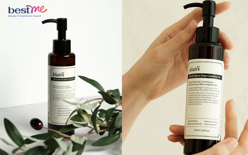 Review dầu tẩy trang Klairs Gentle Black Deep Cleansing Oil làm sạch và dưỡng ẩm - 1