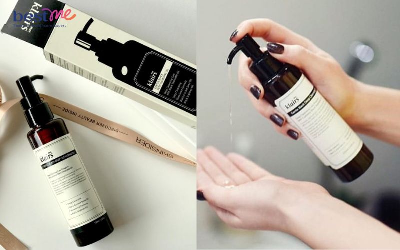 Review dầu tẩy trang Klairs Gentle Black Deep Cleansing Oil làm sạch và dưỡng ẩm - 3
