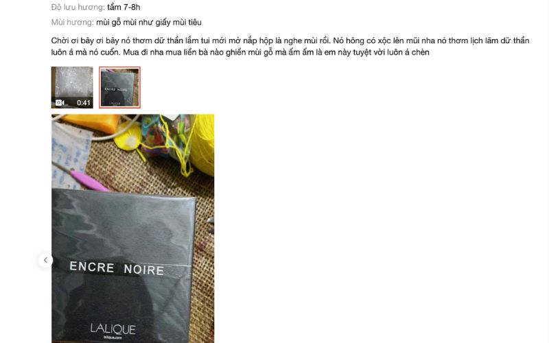 REVIEW hương nước hoa Encre Noire Lalique cho nam - 6