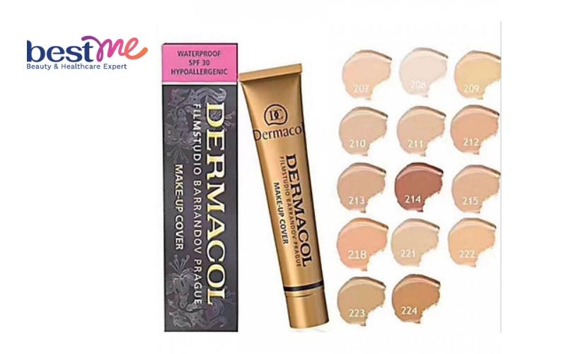 review-kem-che-khuyet-diem-dermacol-va-cach-chon-tong-mau-chuan-4 REVIEW kem che khuyết điểm Dermacol và cách chọn tông màu chuẩn - 4