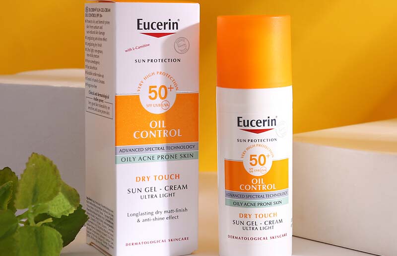 Kem chống nắng kiềm dầu Eucerin Sun Gel Cream Acne Oil Control