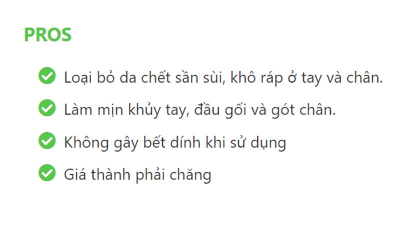 Một số ưu điểm của sản phẩm được nhiều khách hàng đánh giá cao