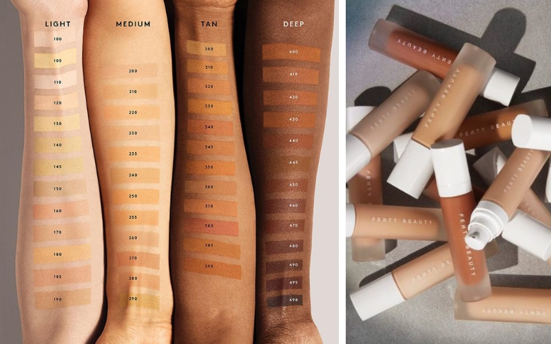 review-kem-nen-fenty-beauty-bang-mau-nao-dep-dang-dung-nhat-4 Review kem nền Fenty Beauty bảng màu nào đẹp đáng dùng nhất? - 4