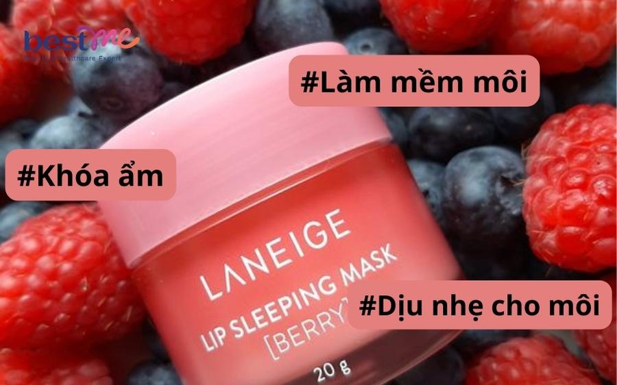 review-mat-na-ngu-duong-moi-laneige-duong-am-cho-moi-hong-5 Review mặt nạ ngủ dưỡng môi Laneige dưỡng ẩm cho môi hồng - 5