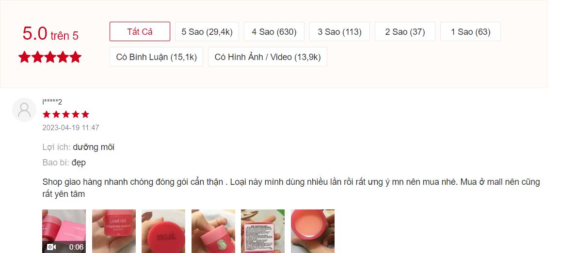 review-mat-na-ngu-duong-moi-laneige-duong-am-cho-moi-hong-7 Review mặt nạ ngủ dưỡng môi Laneige dưỡng ẩm cho môi hồng - 7