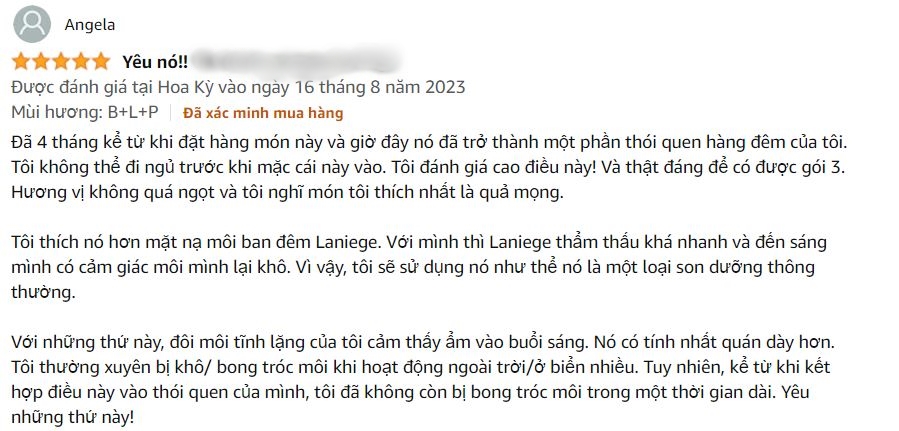 review-mat-na-ngu-moi-carenel-lip-sleeping-lam-hong-moi-6 Review mặt nạ ngủ môi Carenel Lip Sleeping làm hồng môi - 6
