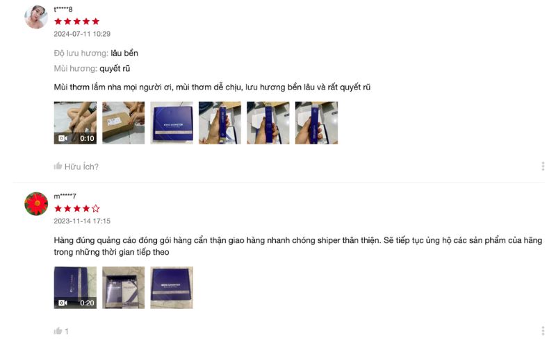 Review nước hoa King Monster phiên bản thượng lưu 2024 - 7