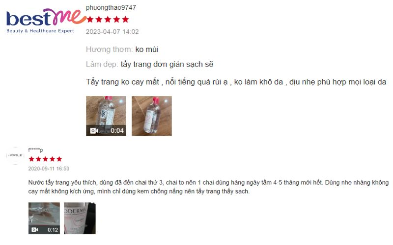 review-nuoc-tay-trang-bioderma-hong-sensibio-h2o-danh-cho-da-gi-6 Review nước tẩy trang Bioderma hồng Sensibio H2O dành cho da gì? - 6