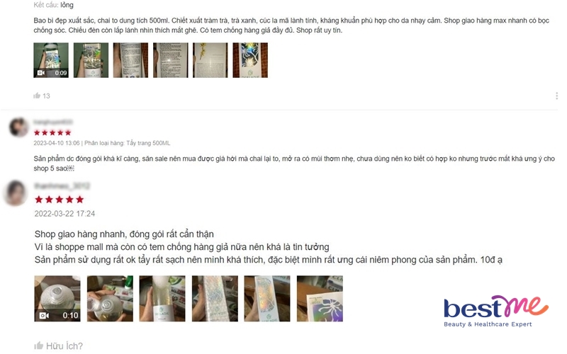 Review nước tẩy trang Derladie chiết xuất cây phỉ dành cho da gì? - 6