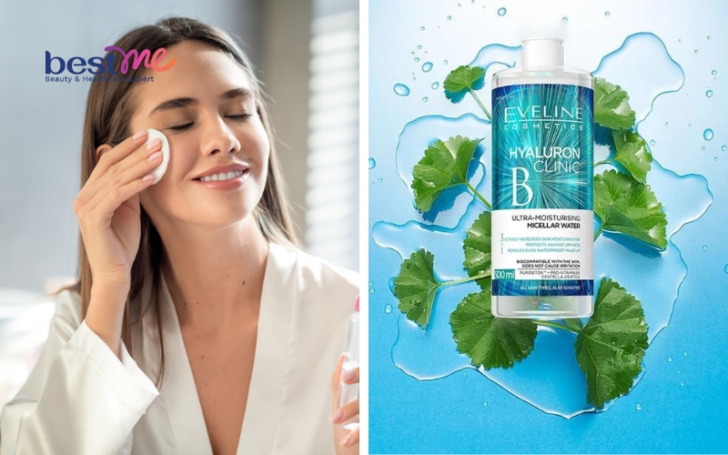 review-nuoc-tay-trang-eveline-b5-hyaluron-clinic-co-tot-khong-3 Review nước tẩy trang Eveline B5 Hyaluron Clinic có tốt không? - 3