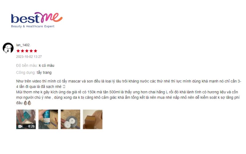 review-nuoc-tay-trang-eveline-b5-hyaluron-clinic-co-tot-khong-6 Review nước tẩy trang Eveline B5 Hyaluron Clinic có tốt không? - 6