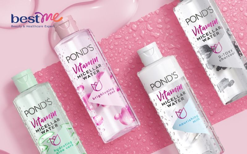 review-nuoc-tay-trang-ponds-vitamin-micellar-water-co-con-khong-2 Review nước tẩy trang Pond's Vitamin Micellar Water có cồn không? - 2