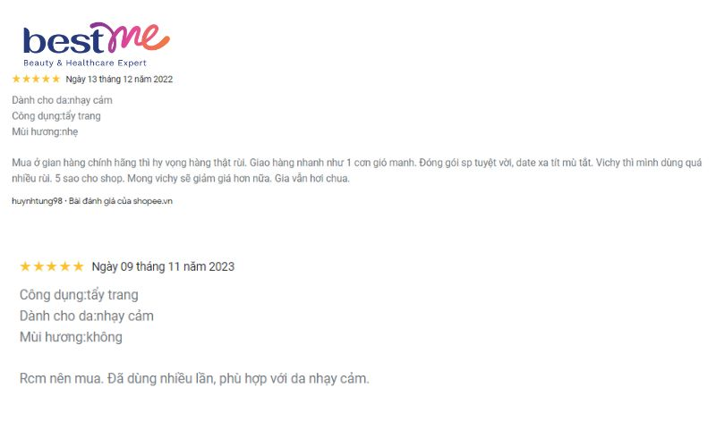 Review nước tẩy trang Vichy giàu khoáng chất làm sạch sâu và dịu da - 7