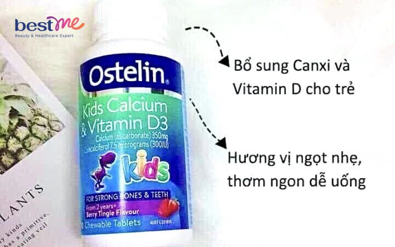 Review Ostelin Calcium & Vitamin D3 cho bé: Liều dùng & cách uống - 1