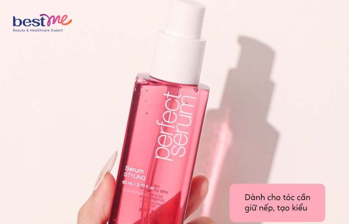 Thiết kế mới của serum dưỡng tóc Miseen Scene hương hoa hồng 