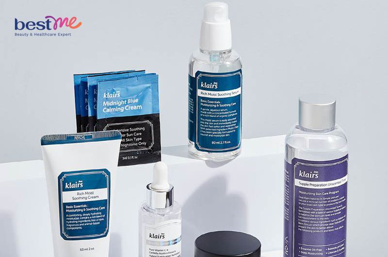 Klairs nổi tiếng với các sản phẩm chăm sóc da dịu nhẹ
