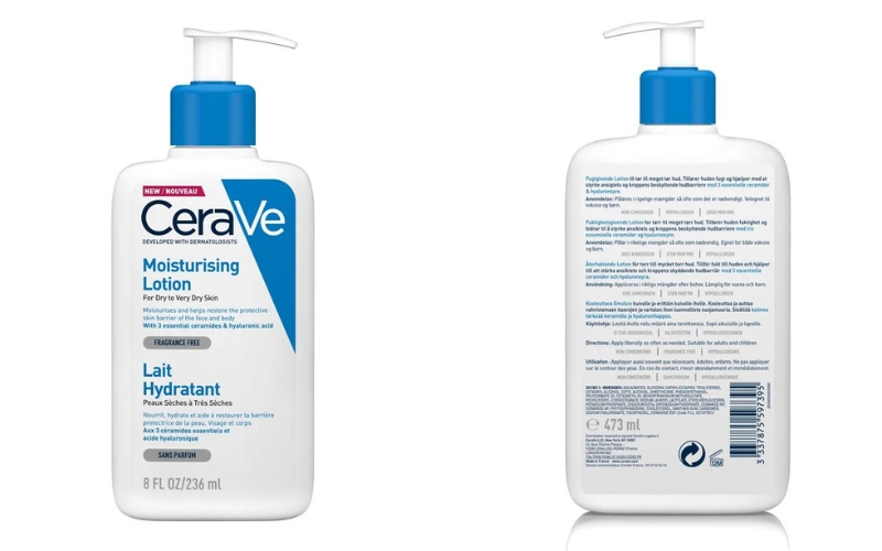 Review sữa dưỡng thể toàn thân Cerave Body Lotion cho da thường và da dầu - 2