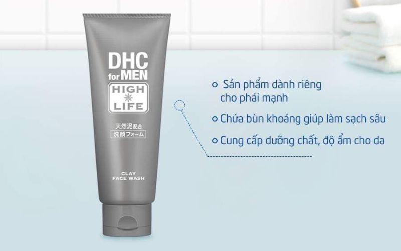 Sữa rửa mặt dành riêng cho nam giới DHC for Men Clay Face Wash