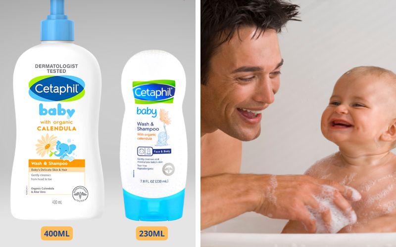 review-sua-tam-goi-cetaphil-hoa-cuc-danh-cho-be-an-toan-diu-nhe-7 Review sữa tắm gội Cetaphil hoa cúc dành cho bé an toàn, dịu nhẹ - 7