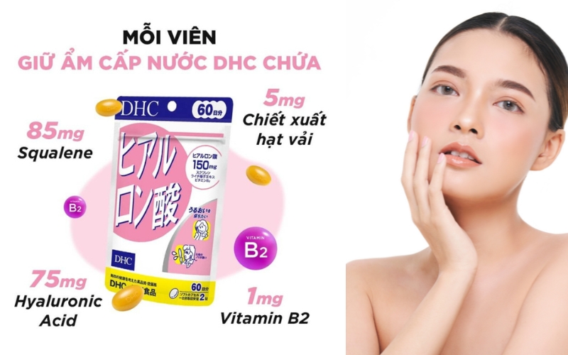 Bảng thành phần giàu hoạt chất dưỡng ẩm cho da