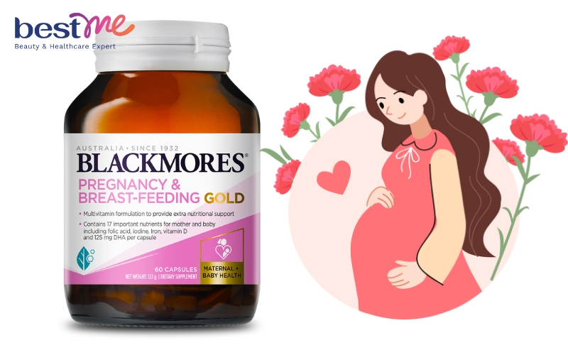 Review vitamin mẹ bầu Blackmores Pregnancy And Breast Feeding Gold - 1