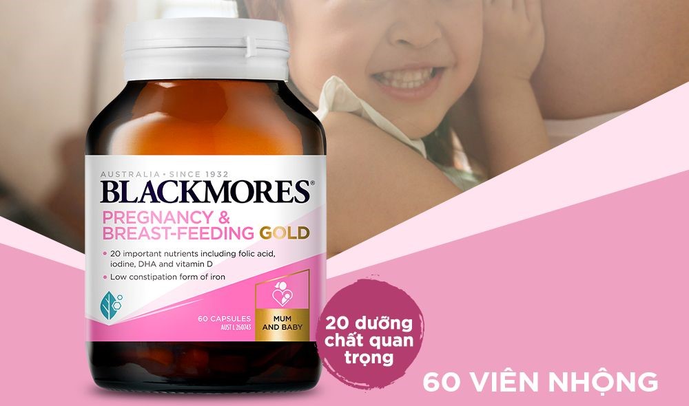 Review vitamin mẹ bầu Blackmores Pregnancy And Breast Feeding Gold - 3