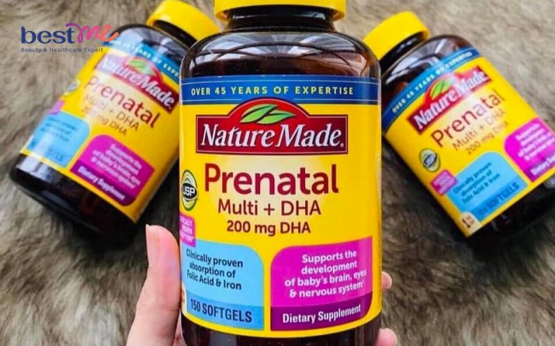 Review vitamin tổng hợp Nature Made Prenatal Multi + DHA cho bà bầu - 3